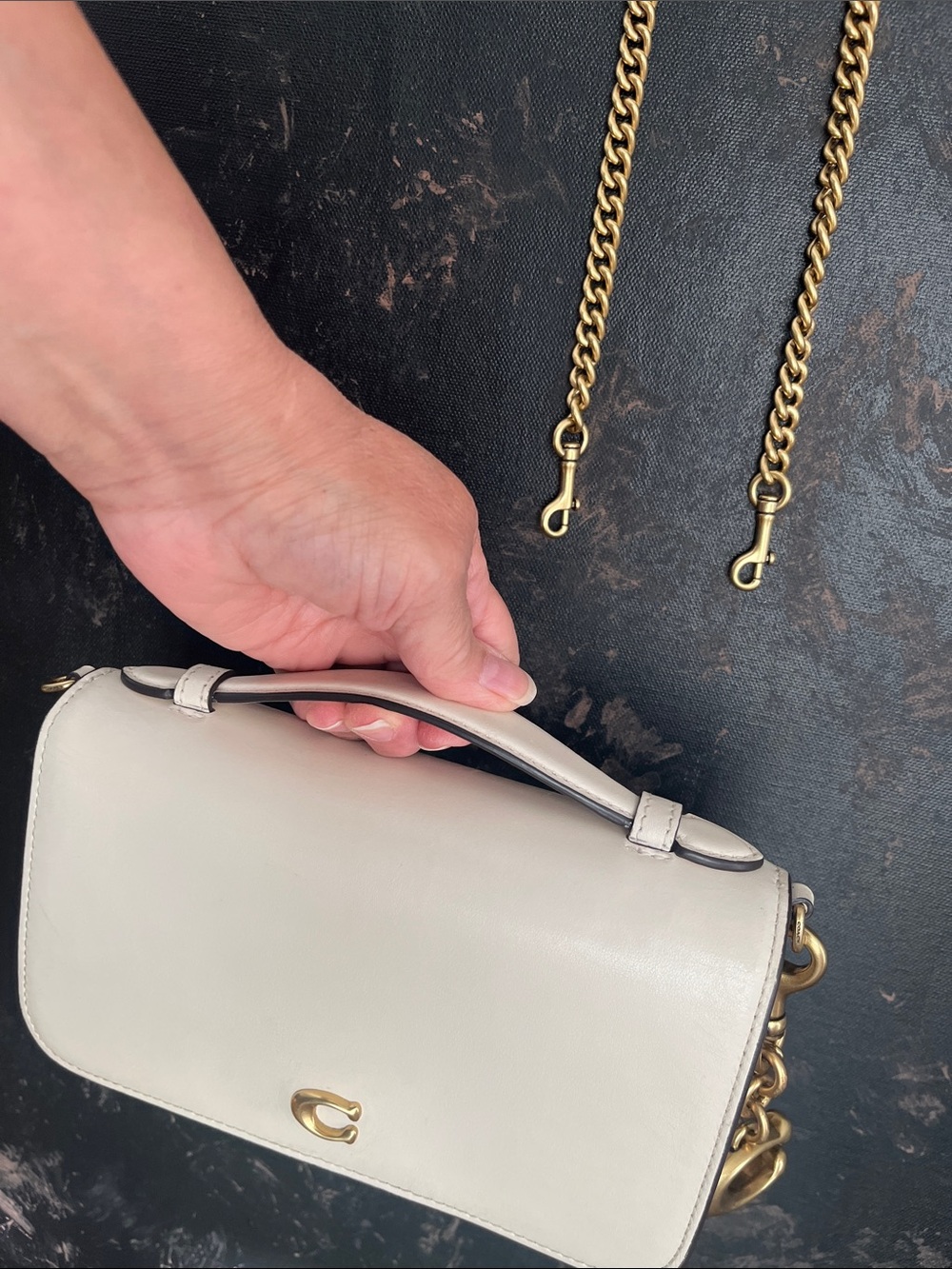 Coach Bae leather cross body bag / clutch - Picture 12 of 15